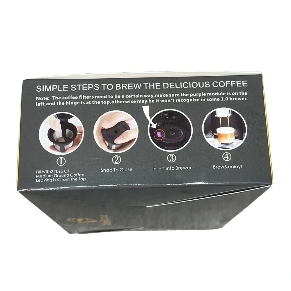 MaxRona Coffee Filter Reusable K Cups For Keurig Refillable Single K CUP - NEW